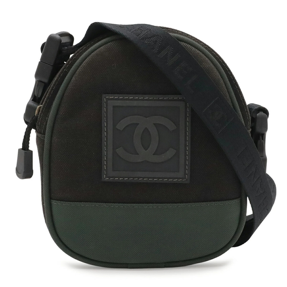 CHANEL Black Logo Shoulder Bag